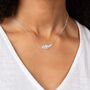 Silver Plated Wild Meadow Crystal Necklace, thumbnail 1 of 4