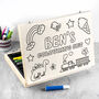Personalised Colour Your Own Colouring Set, thumbnail 1 of 6