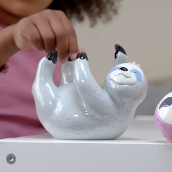 Pink Or Grey Sloth Money Box, 3 of 12