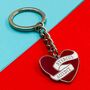 Shit Happens Latin Motto Enamel Keyring Gift, thumbnail 1 of 5