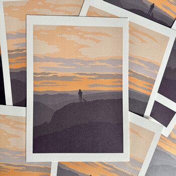 Sunrise On Dartmoor A4 Print, 5 of 5