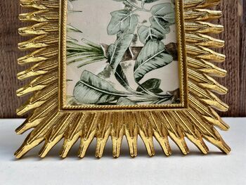 Gold Starburst Photo Picture Frame 6x4 Inch, 2 of 9