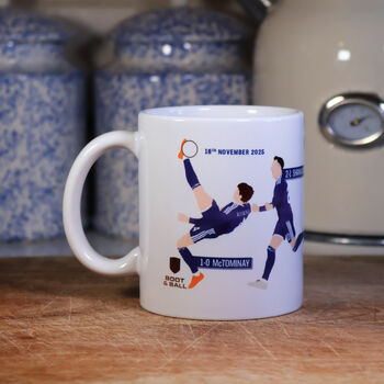 Scotland Vs Denmark Football Mug, 2 of 5