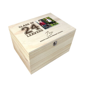 Personalised 'Class Of 24' School Leavers Photo Memory Box, 10 of 10