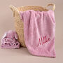 Personalised Dusty Pink New Baby Gift Set, thumbnail 2 of 7