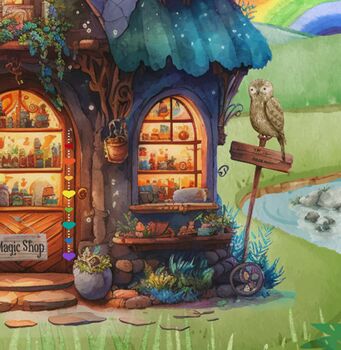 Birthday Card Magic Fairy House Personalised #B01, 6 of 8