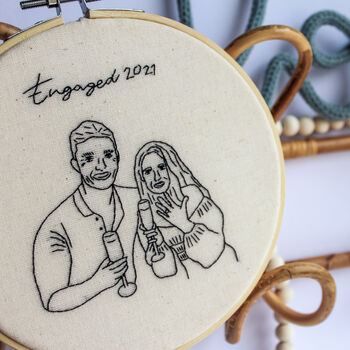 Customised Picture/Portrait Hand Embroidery, 2 of 5
