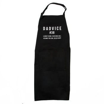 Dad To Be 'Dadvice Bbq' Men's Apron, 9 of 9