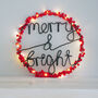 Merry And Bright Wreath Light, thumbnail 7 of 11