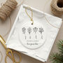 Personalised Grandpa’s Garden Birth Flower Bauble, thumbnail 7 of 9