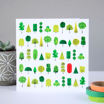 Nature Trees Birthday Card, 9 of 12