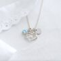 Mother Of The Groom Wedding Gift, Sterling Silver Heart Necklace, thumbnail 2 of 10