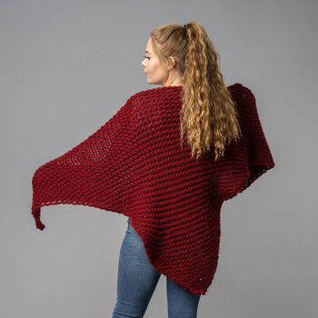 Triangle Scarf Beginner Knitting Kit, 4 of 8