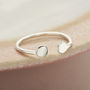 Personalised Disc Open Ring, thumbnail 4 of 12