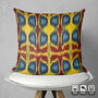 Multi Coloured Cotton Ikat Cushion Cover, thumbnail 2 of 7