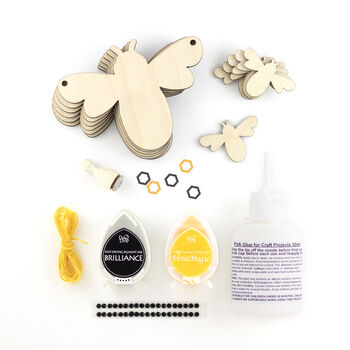 Bumble Bee Wooden Craft Kit, 2 of 6