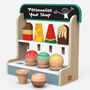 Wooden Ice Cream Play Shop With Accessories, thumbnail 1 of 10