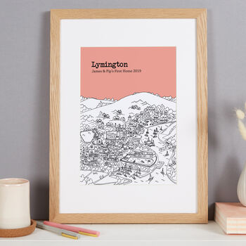 Personalised Lymington Print, 8 of 11