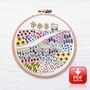 Flower Meadow Cottage Embroidery Pdf Digital Product, thumbnail 1 of 5