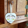 Puffin Ceramic Heart Decoration, thumbnail 5 of 7