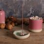 Ceramic Lily Pad Incense Holder, thumbnail 1 of 6