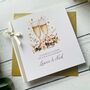 Handmade Engagement Card Champagne Design, thumbnail 5 of 6