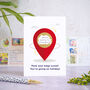 Personalised Location Marker Travel Scratch Card, thumbnail 1 of 8