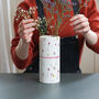 Family Birth Flowers Tall Ceramic Vase, thumbnail 1 of 2