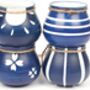 Four Pots Hanging Ceramic Planter Set, thumbnail 3 of 7