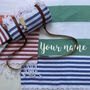 Personalised Beach Towel And Leather Strap, thumbnail 3 of 12