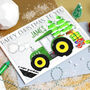 Personalised Green Tractor Christmas Card, thumbnail 2 of 8
