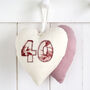 Personalised Hanging Heart Birthday Or Anniversary Gift, thumbnail 1 of 12