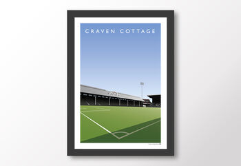 Fulham Fc Craven Cottage J. Haynes Stand Poster, 8 of 8