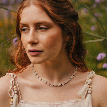 Moonstone Statement Necklace, 3 of 4