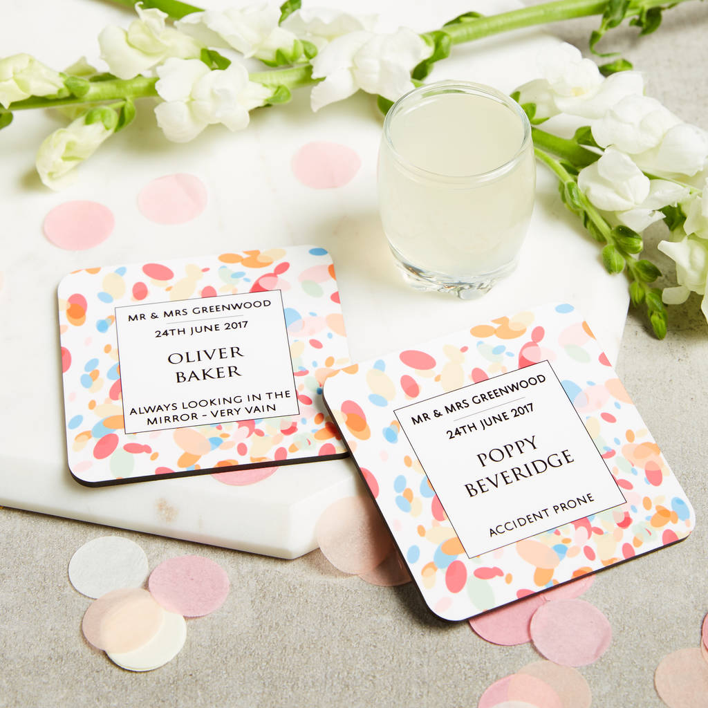 Personalised Confetti Wedding Favours For Guests By Coconutgr Confetti Wedding Favours For Guests Gift Favour
