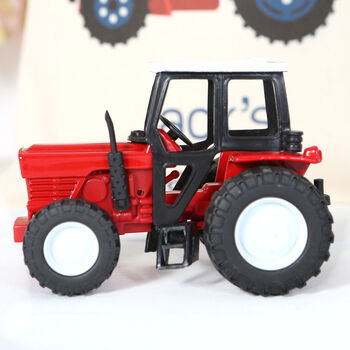 Die Cast Tractor Toy And Personalised Bag, 3 of 6