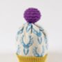 Stag Head Knitted Beanie Bobble Hat, thumbnail 7 of 11
