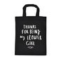 Thank You For Being My Flower Girl Mini Tote Bag, thumbnail 4 of 7