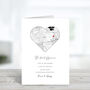 Personalised Anniversary Card, First Anniversary, Map Location Card, thumbnail 3 of 4