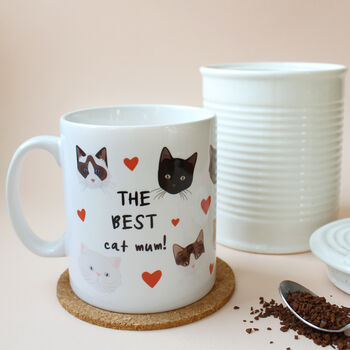 Best Cat Mum, Personalised Mug, 5 of 5