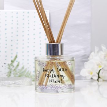 Personalised Birthday Reed Diffuser Gift Set, 2 of 11