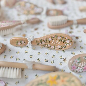 Personalised Hand Painted Baby Brush Keepsake Gift, 12 of 12