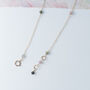 Dainty Tourmaline Chain Necklace, thumbnail 7 of 12