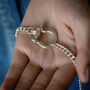 Personalised Silver Shackle Necklace, thumbnail 4 of 5