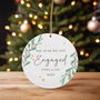 Engaged Couple Christmas Tree Decoration, thumbnail 3 of 4