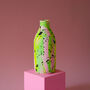 Neon Green, Yellow And Pastel Pink Milk Bottle Vase, thumbnail 3 of 6