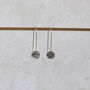 Sterling Silver Nugget Earrings, thumbnail 1 of 5