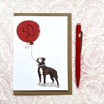 American Bulldog Birthday Card, 4 of 5