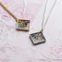 Framed Family Birthstone Necklace, thumbnail 2 of 12