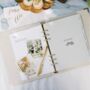 Personalised Linen Wedding Planner And Photo Album Set, thumbnail 3 of 7